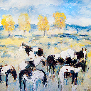 "Argenta Paints" by Theodore Waddell (Gail Severn Gallery)