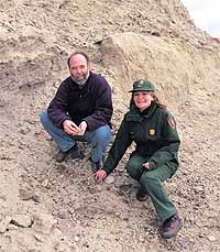 Judy and Bill Hart at the horse quarry. photo by David N. Seelig