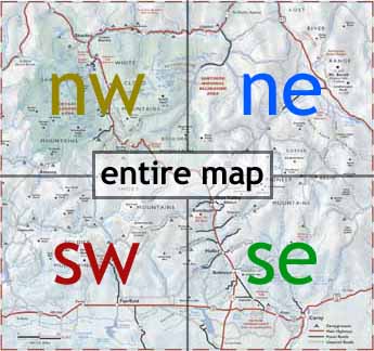 the heart of idaho : map copyright 2001 E.B. Phillips