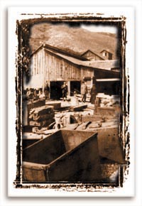 The Minnie Moore Mine. photo courtesy Idaho Historical Society