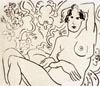 Henri Matisse "Nu Assis, Bras Gauche Sur la Tete" lithograph