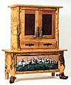 R.C. Hink, "Teton Bootleg 2 Piece Armoire"