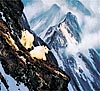 Michael Coleman, "Rocky Mountain Goats", 24" x 44"