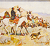 "Indian Wagon Train" by Lavern Nelson Black