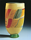 Gordon / Pizzichillo, "Vase" Blown Glass, 22" h