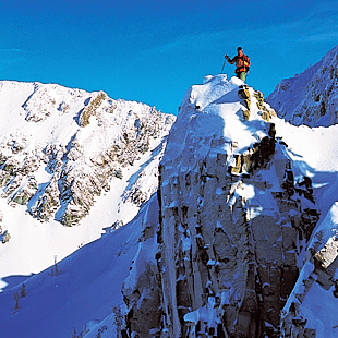 Doug Abromeit in the Boulder Mountains. Photo by Ed Cannady