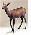 Gwynn Murrill Obihiro Spirit Deer 2    3/6 Bronze 49 1/2" x 57" x 15" GwM 78