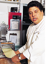 Keith Otter, executive chef at Baci. Photo by David N. Seelig