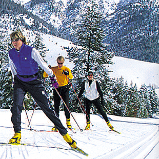 Photo: Skate skiing at Galena Lodge